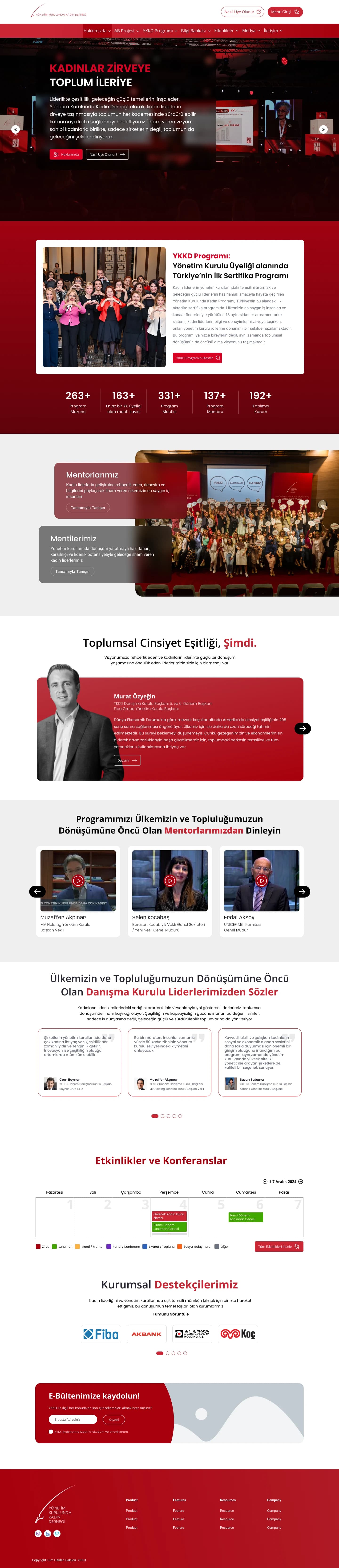 Yönetim Kurulunda Kadın Derneği